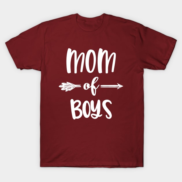 Mom of Boys T-Shirt by notami